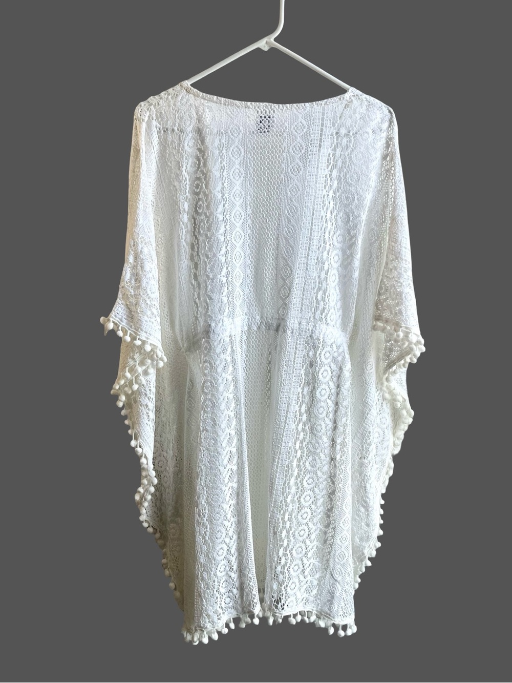 Rima Beachworld All Cotton Crochet Lace Kaftan Swimsuit Cover-up O/S - Picture 3 of 7